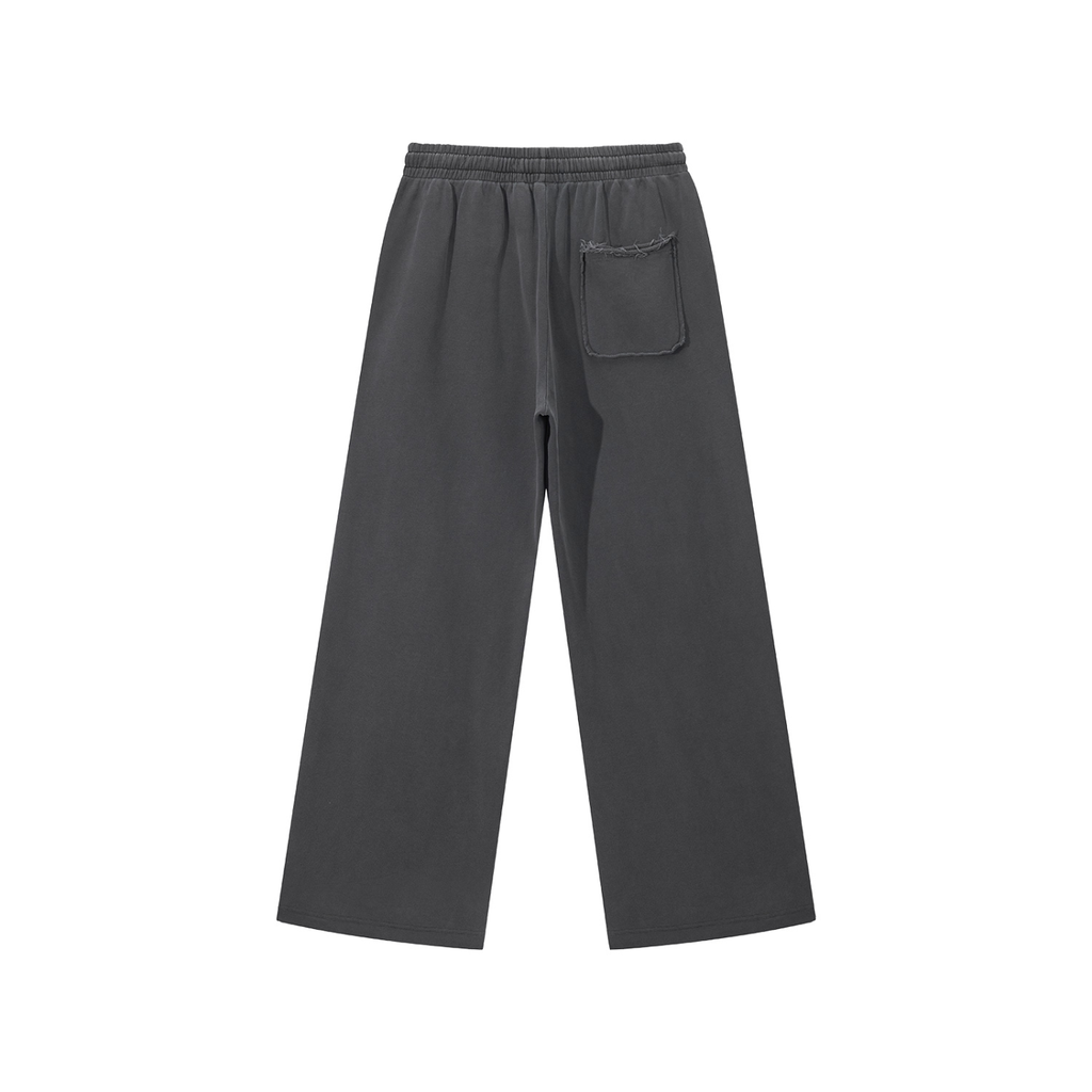 Snow Washed Raw Edge “Its Time” Sweatpants