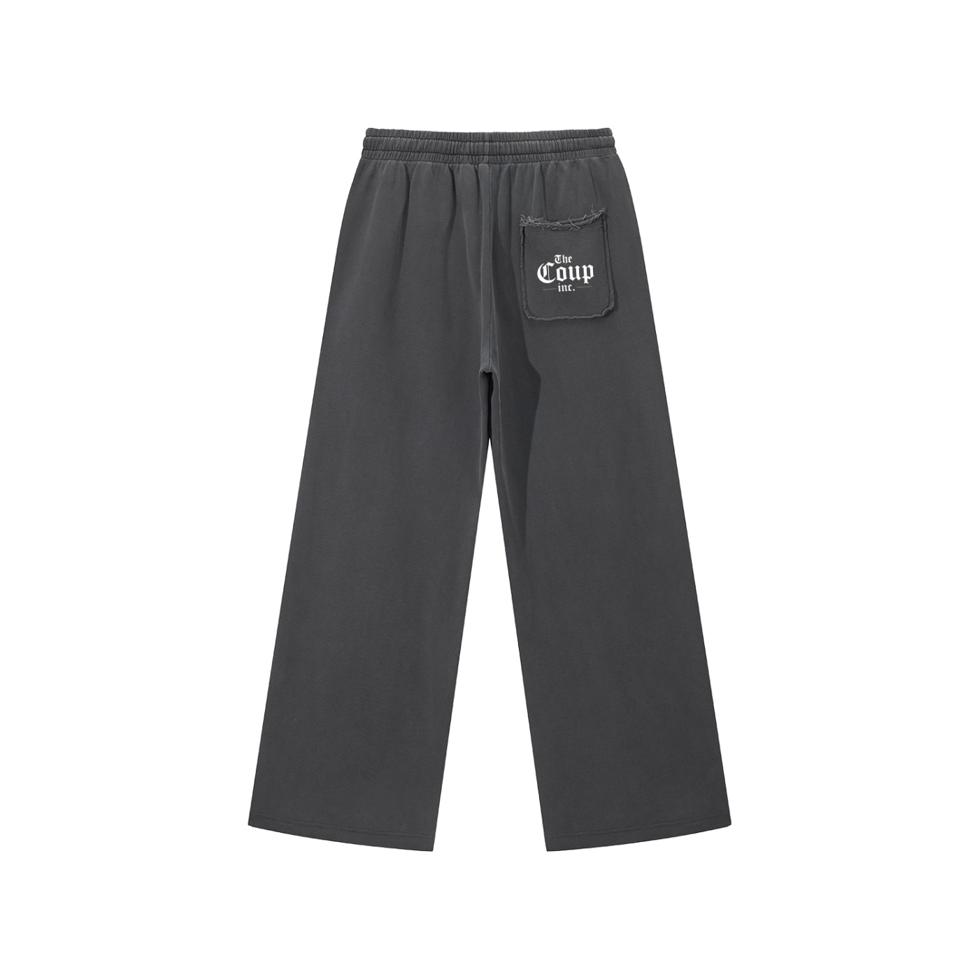 Snow Washed Raw Edge “the world in your hands” Sweatpants