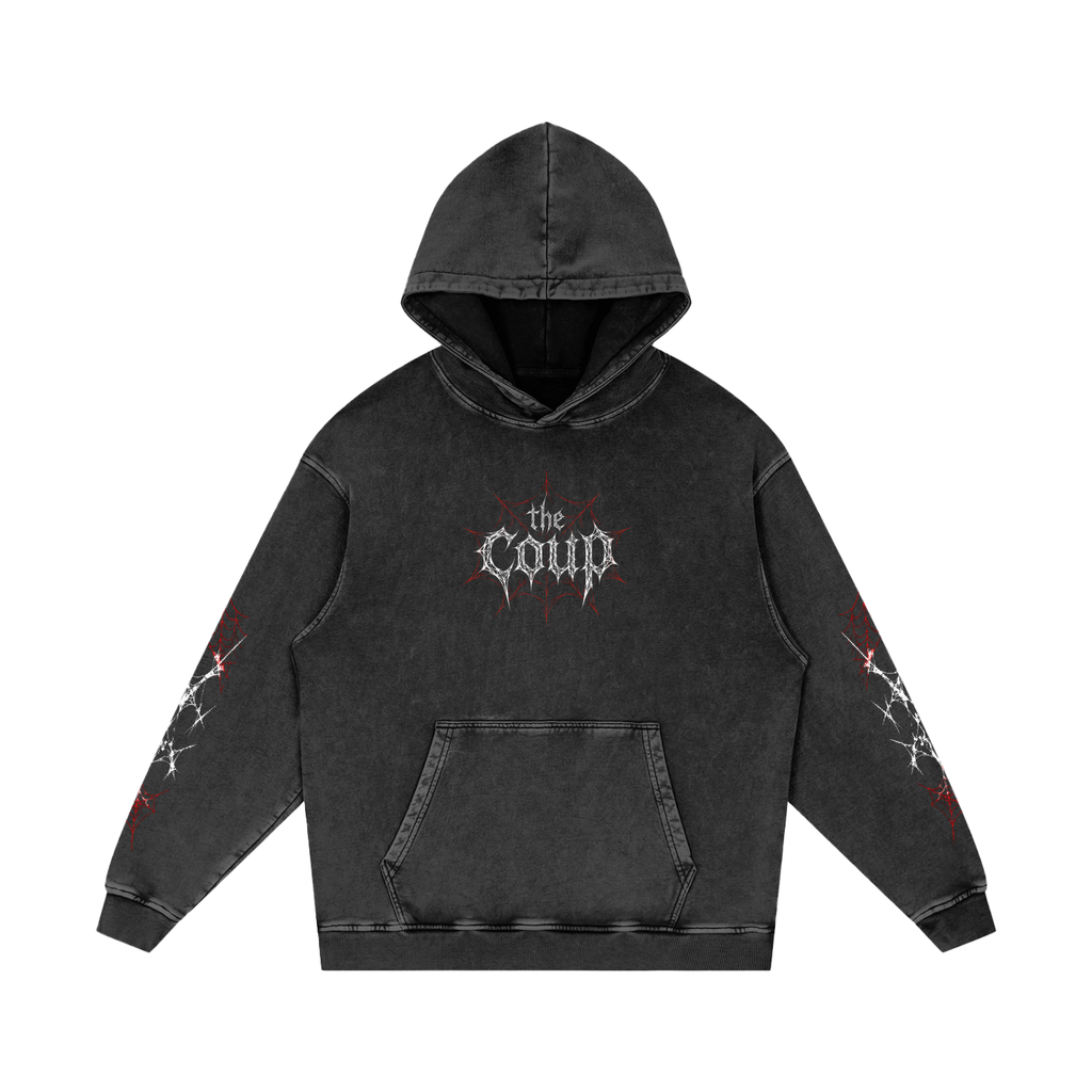 Snow Washed Loose Cotton “The Coup Webbs” Hoodie