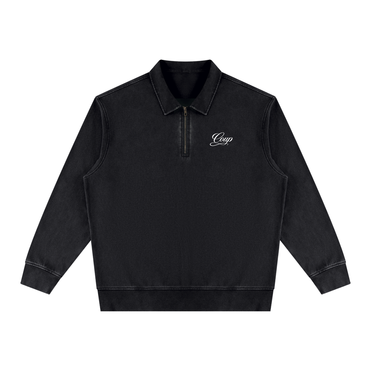 Unisex Vintage Wash Quarter-Zip Sweatshirt