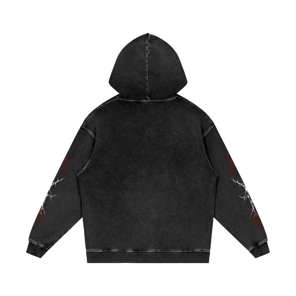 Snow Washed Loose Cotton “The Coup Webbs” Hoodie